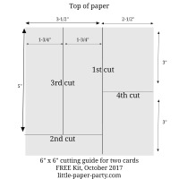 Little Paper Party, 6 x 6 DSP cutting guide